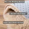 thumbnail image 2 of Socofuz 6x9ft Modern Fluffy Rug, Soft Shaggy Carpet for Living Room Bedroom Dormitory Kids Room Home Decor, 2 of 9