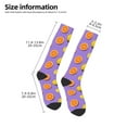 thumbnail image 5 of Balery Yellow Lemon And Orange Printed Novelty Socks Men's Women's Crew Socks Sports Socks Knee High Socks Cotton Socks Quirky and Cool Socks, 5 of 9
