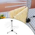 thumbnail image 1 of Rejilla de secado de plegable, rejilla de secado de fideos de material acero inoxidable con 14 brazos plegables, rejilla de secado estable antideslizante Astilla BLESIY estante de fideos, 1 of 8