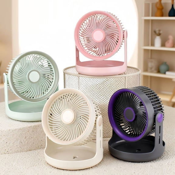 3 Speed Silent Desk Fan USB Powered Portable Mini Fan Adjustable Angle Personal Cooling for Home Office Travel by PALIFEUR