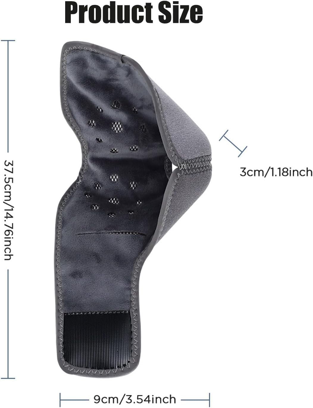 Foot Massager, 3-in-1 Foot Revive Massager, Cordless Heated Ankle Wrap with 3 Vibration Mode