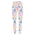 thumbnail image 4 of Gamivast Stretch Pants for Women Elastic Waist Colorful Egg Print Yoga Pants Soft Breathable Easter Gym Pants Slim Fit Comfy Holiday Party Outfit, 4 of 6
