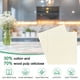thumbnail image 2 of Uxcell 10-Pack Paños de Cocina Suecos, 7"x8" Celulosa de Pulpa de Madera Toallas de Papel Reutilizables Lavables Trapos No Rascadores [Blanco], 2 of 6