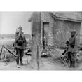 thumbnail image 2 of German Soldier Talking On Telephone Which Is Attached To A Tree During Ww1. 1914. History (24 x 18), 2 of 2