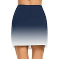 thumbnail image 6 of BKQCNKM Women'S Skirts Mini Skirts For Women Womens Casual Solid Tennis Skirt Yoga Sport Active Skirt Shorts Skirt Dresses For Women 2023 Blue Dress L, 6 of 6