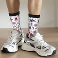 thumbnail image 6 of Bingfone Compression Socks for Women and Men Long Socks for Running Athletic Cycling Nurse- Happy Columbus Day, 6 of 6