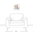 thumbnail image 3 of Creative Products Happy Easter Floral Bunny 12 x 12 Canvas Wall Art, 3 of 5