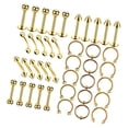 thumbnail image 5 of Paquete de 40 kit de joyería para piercings de Acero inoxidable 16G Perfecl, 5 of 5