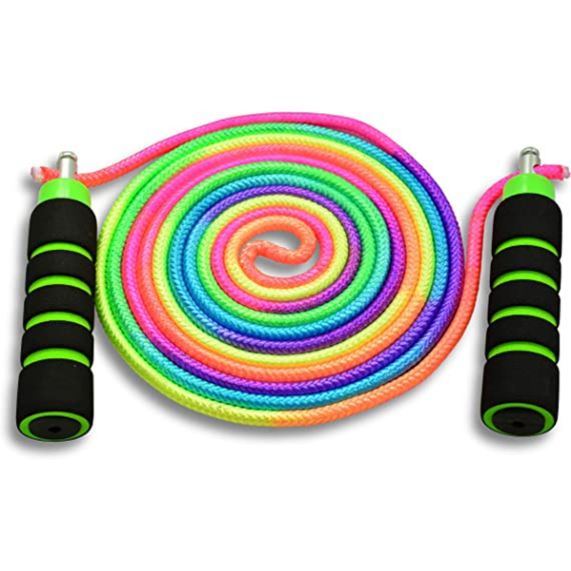 EliteSRS, Anna's Rainbow Rope Adjustable Jump Rope for Kids 14ft