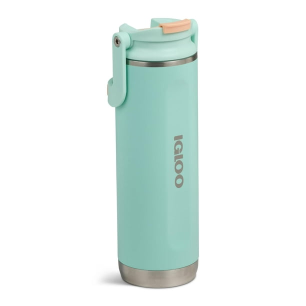 Vaso Térmico Igloo FlipNSip 600 ml Acero Inoxidable Color Verde Mar
