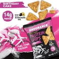 thumbnail image 5 of Chips de proteína Natural Endurance - Chips bajos en carbohidratos, refrigerio alto en proteínas, proteína vegana con aceite de aguacate, 14 g de proteína por bolsa, sin gluten, sabor a pastel de cump, 5 of 5