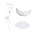 thumbnail image 3 of Traje de de porche, varita de de ángel, primavera, verano, elegante para 23", disfraz de de cemento, tutú para Blanco, 3 of 8