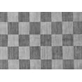 thumbnail image 1 of Ahgly Company Indoor Rectangle Checkered Gray Modern Area Rugs, 5' x 7', 1 of 4