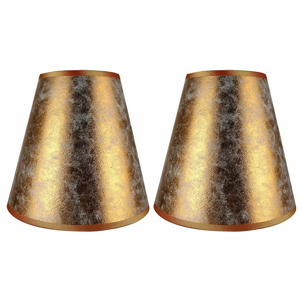 Urbanest Empire Lamp Shade 5x9x8 5 Copper Foiled Paper Set Of 2 Com Urbanest Empire Lamp Shade 5x9x8 5, Copper Coloured Light Shades