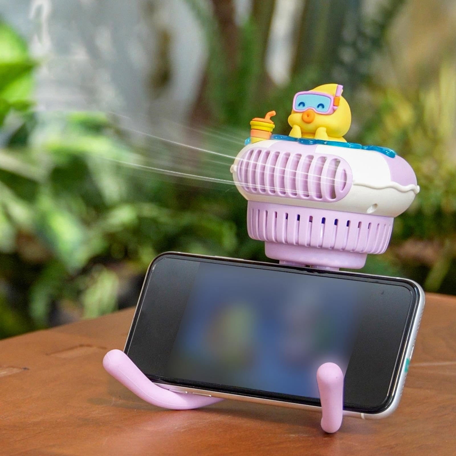 FEISHENTT Stroller Fan - Baby Stroller Clip Fan | with 3 Speed Settings | Doll Baby Octopus Blower | Quiet Travel Gear for Outdoor Camping Bedroom Sleeping Crib Car Seat