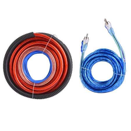 KSTE Kabelset Voor Versterker Auto , 4 GA 2800 W , Complete Kit Audio Auto Subwoofer Luidspreker Installatie Kabel Zekeringspakket 786808429
