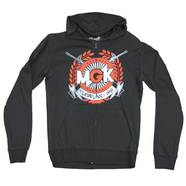 Machine Gun Kelly Machine Gun Kelly Mens Pullover Hoodie Mgk Cleveland Oh Crest X Large Walmart Com Walmart Com