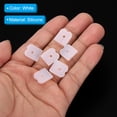 thumbnail image 4 of Uxcell 12mm Silicone End Caps for Sewing, 50Pcs Collar Corset Spiral Boning Tips for Polyester Boning, White, 4 of 6