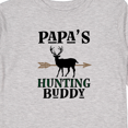 thumbnail image 4 of Inktastic Papa Hunting Buddy Bow Hunter Boys or Girls Long Sleeve Toddler T-Shirt, 4 of 5