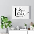 thumbnail image 5 of Scripture Walls  Be The Light Matthew 5:14 Cross Bible Verse Canvas Christian Wall Art Ready to Hang Unframed, 5 of 12