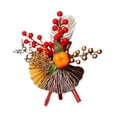 thumbnail image 3 of Fancyes Bamboo Statue Chinese New Year Decoration 2025 Decoration Crafts Artwork Figurine Tabletop Ornament for Office Desk Fireplace Fan, 3 of 8