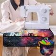 thumbnail image 4 of HELLHERO Sewing Machine Pad Organizer with 4 Pockets Scratches-Proof Overlocker Serger Scrap Trim Catcher Fabric Polyester Protective Mat for Woman Gifts, Horse, 4 of 5