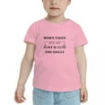 thumbnail image 2 of Mom's Taken But My Aunt Is And Single Funny Toddler T Shirts for Boys Girls (Pink, Youth L), 2 of 5