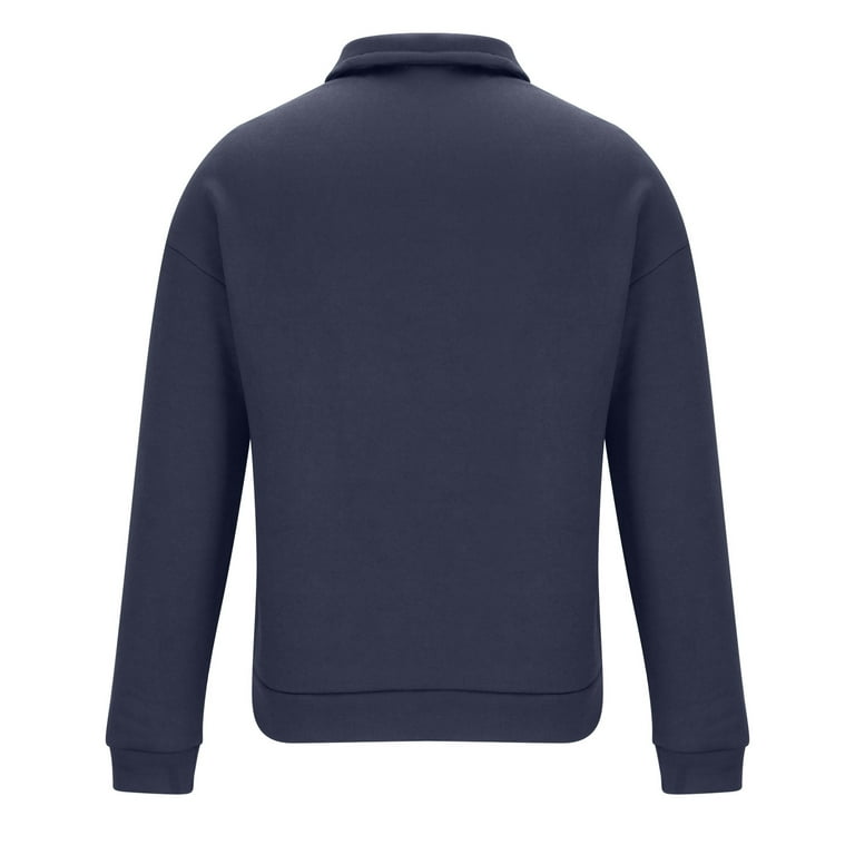 DDAPJ pyju Mens Quarter Zip Pullover Sweatshirt ,Big and Tall Cool