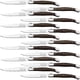 thumbnail image 1 of Cuchillos Especializados LaguioleWoodDark 14pzas 23 cm Madera Cafe Oscuro Acero Inoxidable Cuchillo para carne, 1 of 4