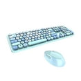 thumbnail image 1 of Mofii Sweet Keyboard Combo Mixed Color 2.4G Wireless Keyboard Set Circular Suspension for PC Laptop Blue, 1 of 7