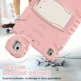 thumbnail image 7 of iPad 5th/6th Generation (9.7 inch, 2017/2018) Case,Dteck Shockproof Rubber 3-layer Protection Armor Hybrid Kickstand Protector Cover for iPad Air 2/iPad Pro 9.7" ,Pink, 7 of 7