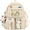 Beige, variant on JSOT Cute Backpack with Aesthetic Pin Accessories, Lightweight Casual Daypack with Plush Pendant, Super-Capacity Waterproof Travel Backpack, Black