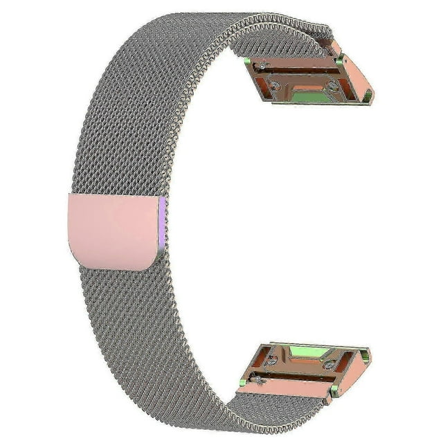 Strap Fit For Garmin Fenix 7 7x 7s 6 6x 6s Forerunner 955 255, Metal Magnetic Bracelet Watchband