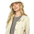 thumbnail image 4 of O'Neill Womens Collins Superfleece Overshirt Stone solid L, 4 of 4