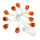 thumbnail image 1 of Luces de cadena de calabaza de 10 LED con pilas para interiores Lámparas de decoración de fiesta de Halloween 1,5 m blanco puro, 1 of 5