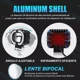 thumbnail image 5 of Par Faro Led Cuadrad Ojos Ángel Exploradoras Para Moto Auto, 5 of 8