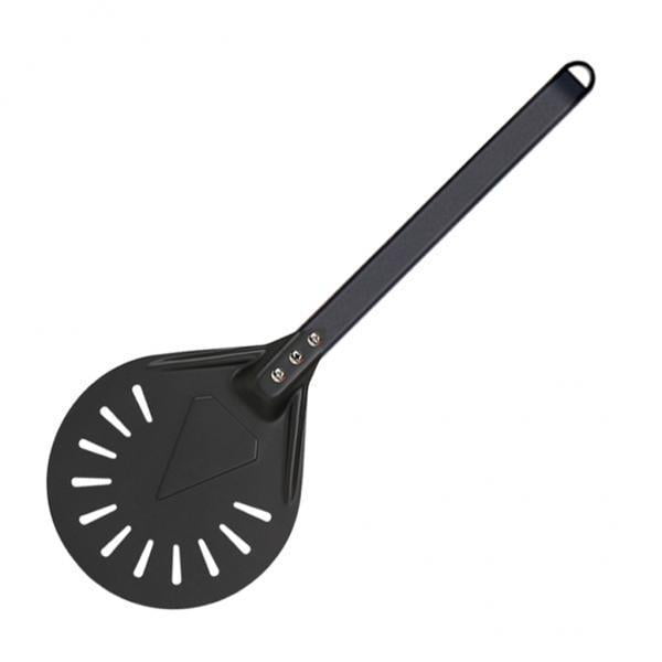 pala , pelar de ,metal cáscara aluminio cocina hornear,pala giratoria mango largo redondo casero,pizza piezas SM SunniMix pala de pizza de pan