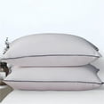 thumbnail image 4 of Goose Down Pillows Standard Size Luxury Hotel Soft Bed Pillow for Sleeping (1 Count  20" x 26"), 4 of 5