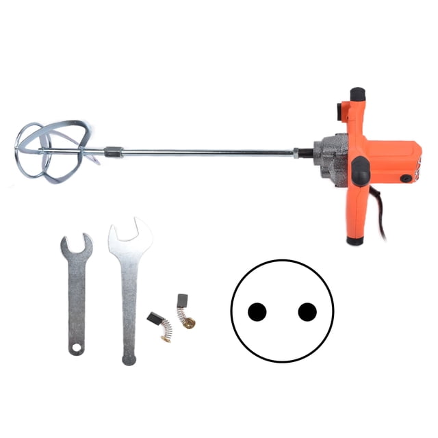 Concrete Mixer Handle Electric Portable 6 Speed Cement Mixers Drill Grout Stirrer 220VEU Plug