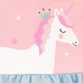 thumbnail image 2 of Harry Bear Girls Unicorn Crown Short Sleeve Dress Sizes 3T- 8, 2 of 3
