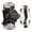 White goggles set, variant on Heavy Duty Rubber Respirator with Full Face Coverage & Interchangeable Filter Cartridge Two Color for Workplace Safety