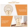 thumbnail image 4 of Shisuyan Calendar Decor Desk Calendar Flip Calendars Perpetual Small Circular Rotating Boxwood, 4 of 8