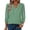 Dark Green-A#100521nn, variant on Womens 3/4 Sleeve Tops Gingham Puff Shoulder Womens T Shirts V-Neck Button Cuff Tunic Shirts for Women Summer Boho Women Blouses