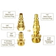 thumbnail image 2 of y Grill Stove RV 1LB Propane Disposal Adapter Regulator with 1/4\" Quick Connect AB, 2 of 5