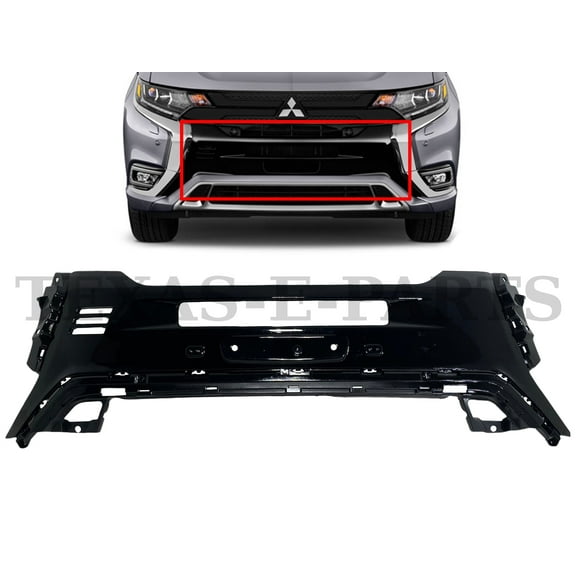 2019 2020 Compatible With Mitsubishi Outlander Front Bumper Center Middle Grille Plate Panel