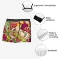 thumbnail image 3 of Balery Bright Mushrooms Calzoncillos bóxer para hombre, ropa interior de algodón suave y transpirable con cinturilla de nailon-X-Large, 3 of 5