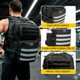 thumbnail image 6 of Xtreme 45L Tactical Backpack, Large Travel and Gym Backpack with 16-inch Laptop Sleeve, Stick Holder, Double Bottle Pockets, Recycled-Fabric Shell, Reliable Zippers, Rain Cover, 6 of 7