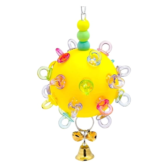 Interaction Parrot Enrichment Hanging Ball Chew Safety Pet Bird Cage Chewing Toy