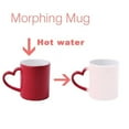 thumbnail image 2 of Paint Fox Friend Company Heat Sensitive Mug Red Color Changing Stoneware Cup, 2 of 3
