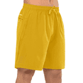 thumbnail image 4 of NORTHYARD Men's Workout Shorts 7 Inch Breathable Athletic Running Hiking Shorts Yellow XL, 4 of 8